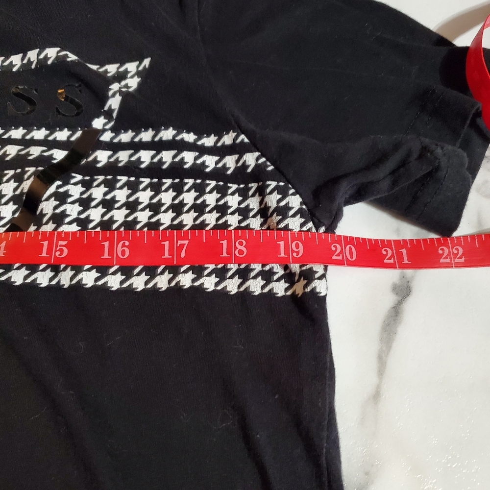 GUESS Men's Black & White Short Sleeve T-Shirt size M - Picture 4 of 11